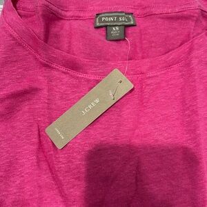 Point Sur Jcrew linen tee nwt xs